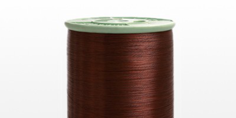 Enameled aluminum round wire